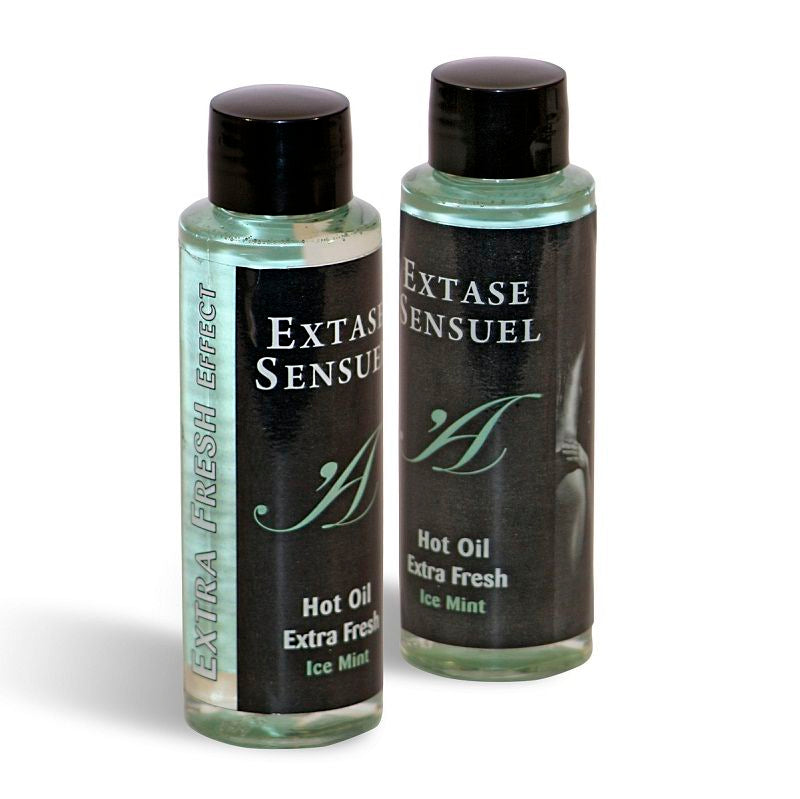 EXTASE SENSUAL MASSAGE OIL WITH EXTRA FRESH ICE EFFECT 100 ML