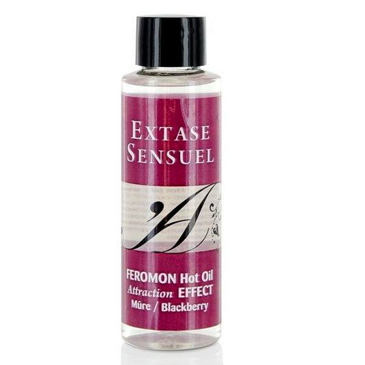 EXTASE SENSUAL HEATING EFFECT MASSAGE OIL WITH BLACKBERRY PHEROMONES 100 ML