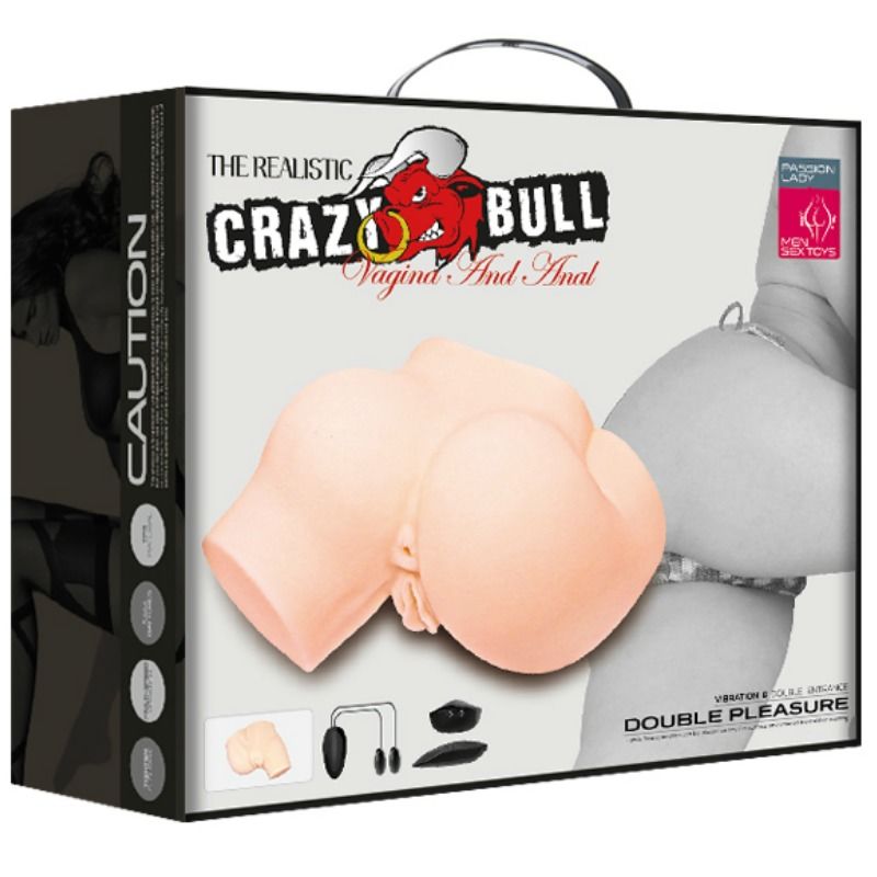 CRAZY BULL BUTT WITH REALISTIC VAGINA AND ANUS AND VIBRATION