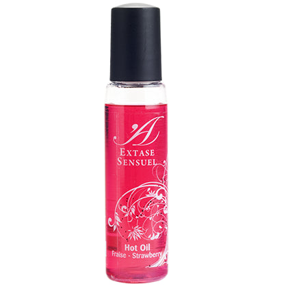 EXTASE SENSUAL STRAWBERRY STIMULATING OIL HEAT TRIP 35 ML