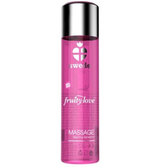 SWEDE FRUITY LOVE WARMING EFFECT MASSAGE OIL PINK GRAPEFRUIT WITH MANGO 60 ML