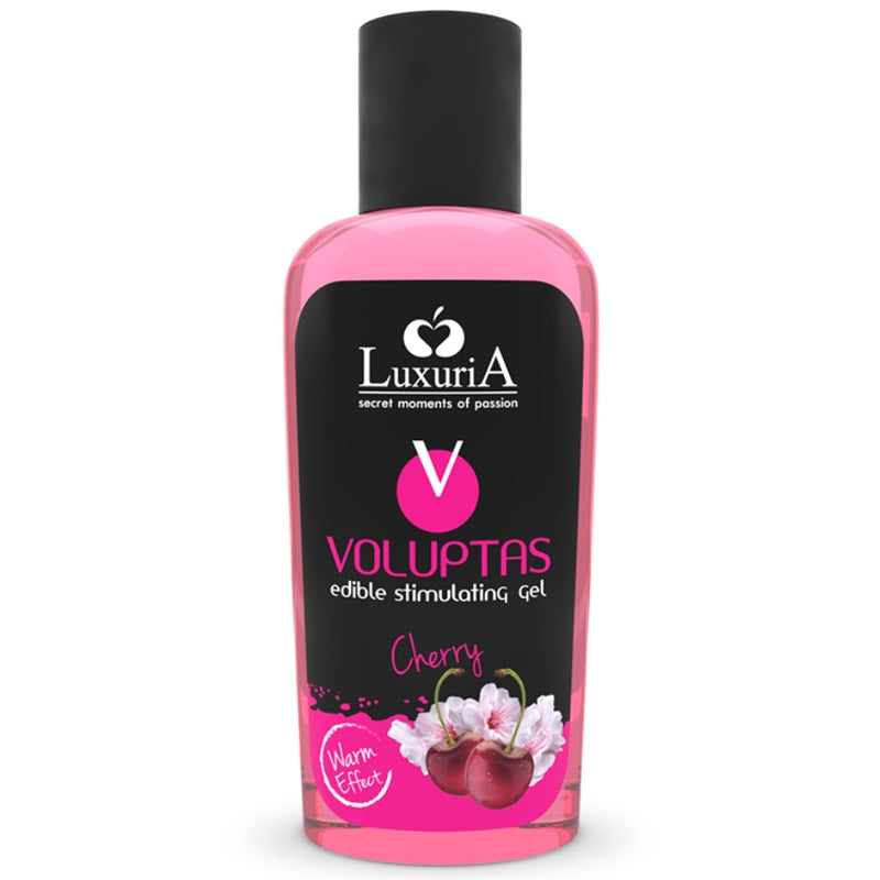 INTIMATELINE LUXURIA VOLUPTAS EDIBLE MASSAGE GEL WARMING EFFECT CHERRY 100 ML