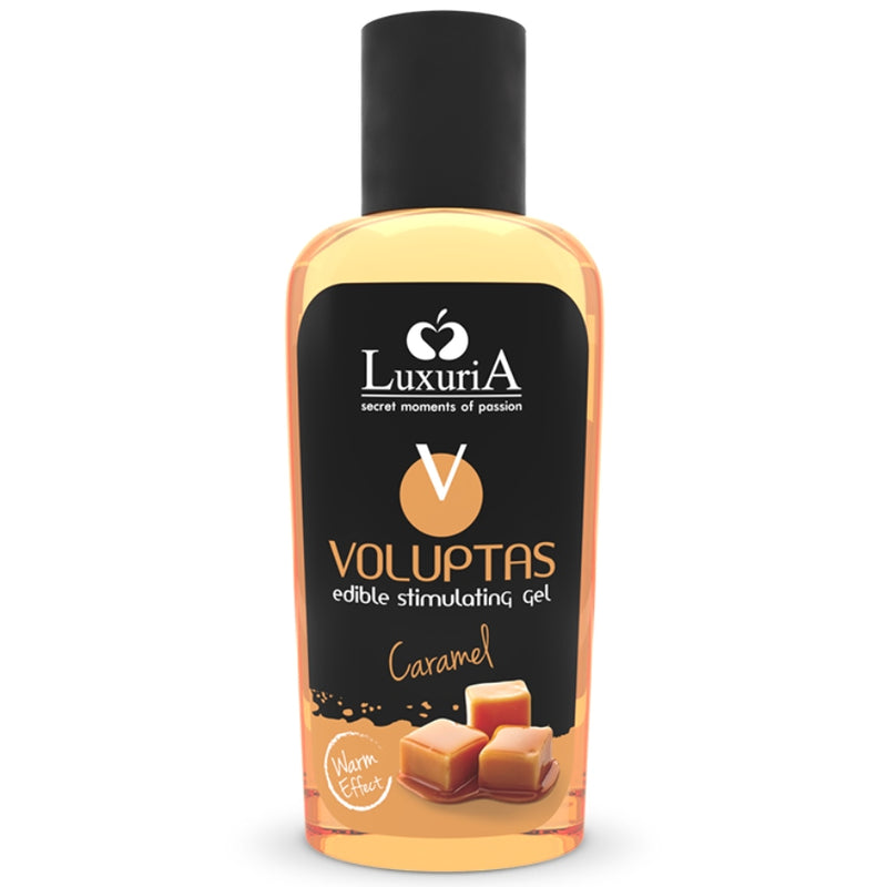 INTIMATELINE LUXURIA VOLUPTAS EDIBLE MASSAGE GEL WARMING EFFECT CARAMEL 100 ML