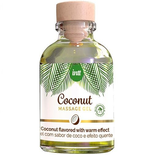 INTT VEGAN MASSAGE GEL WITH COCONUT FLAVOR AND HEATING EFFECT