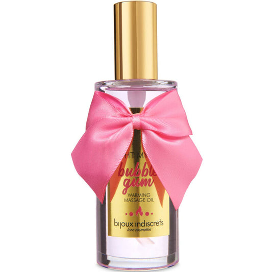 BIJOUX INDISCRETS LIGHT MY FIRE MASSAGE OIL HEAT EFFECT GUM FLAVOR