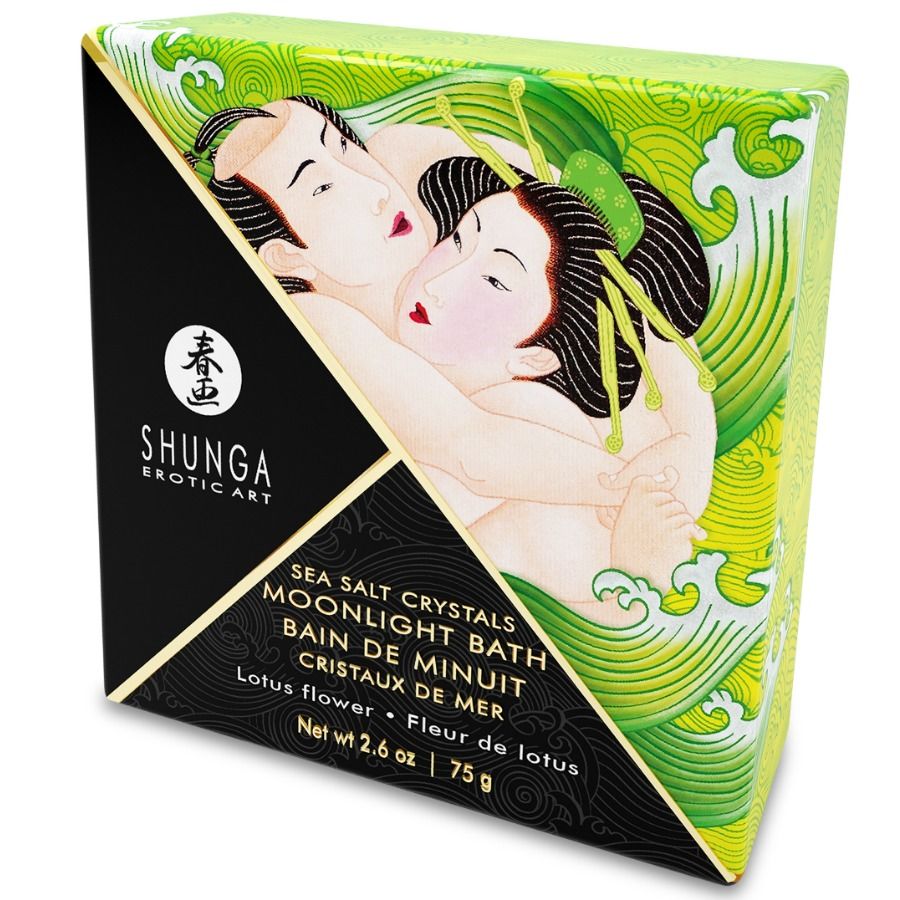 SHUNGA LOTUS FLAVORED BATH OR SALTS 75 GR