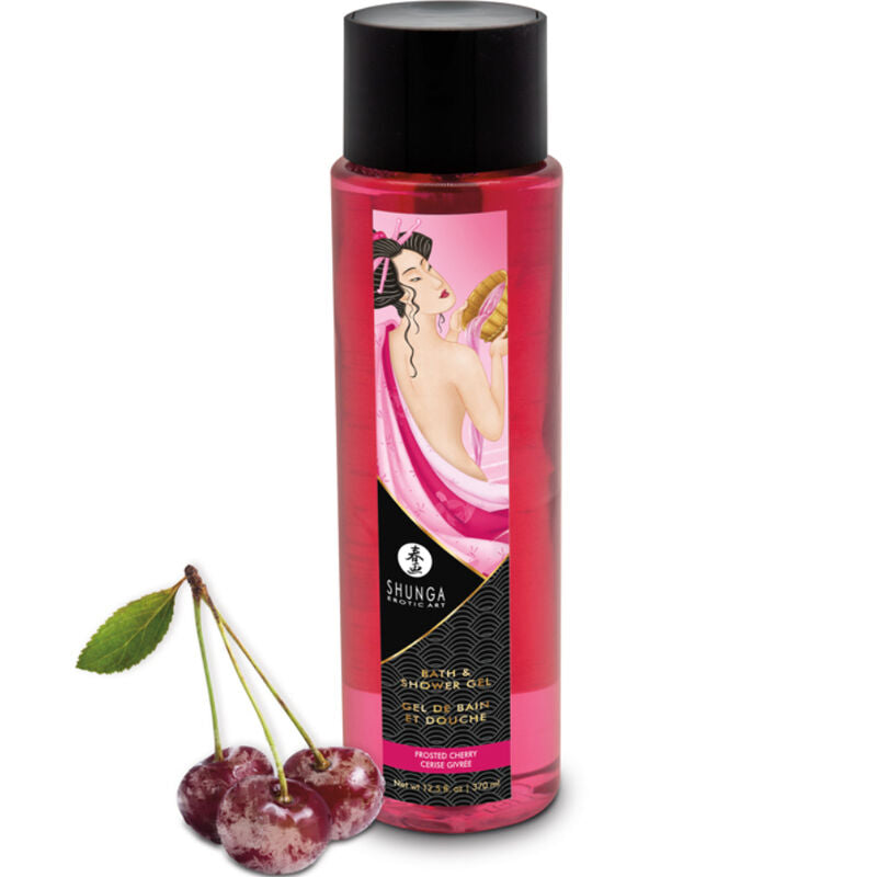 SHUNGA BATH SHOWER GEL FROSTED CHERRY 370 ML