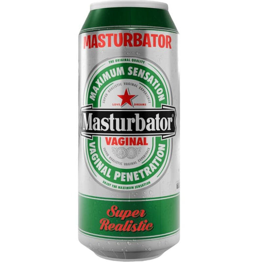 ALIVE MALE MASTURBATOR VAGINA BEER CAN