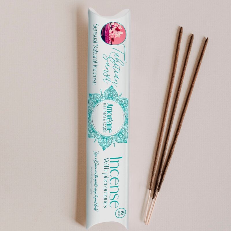 AMOREANE TAHITIAN SUNSET INCENSE WITH PHEROMONES FLORAL AROMA