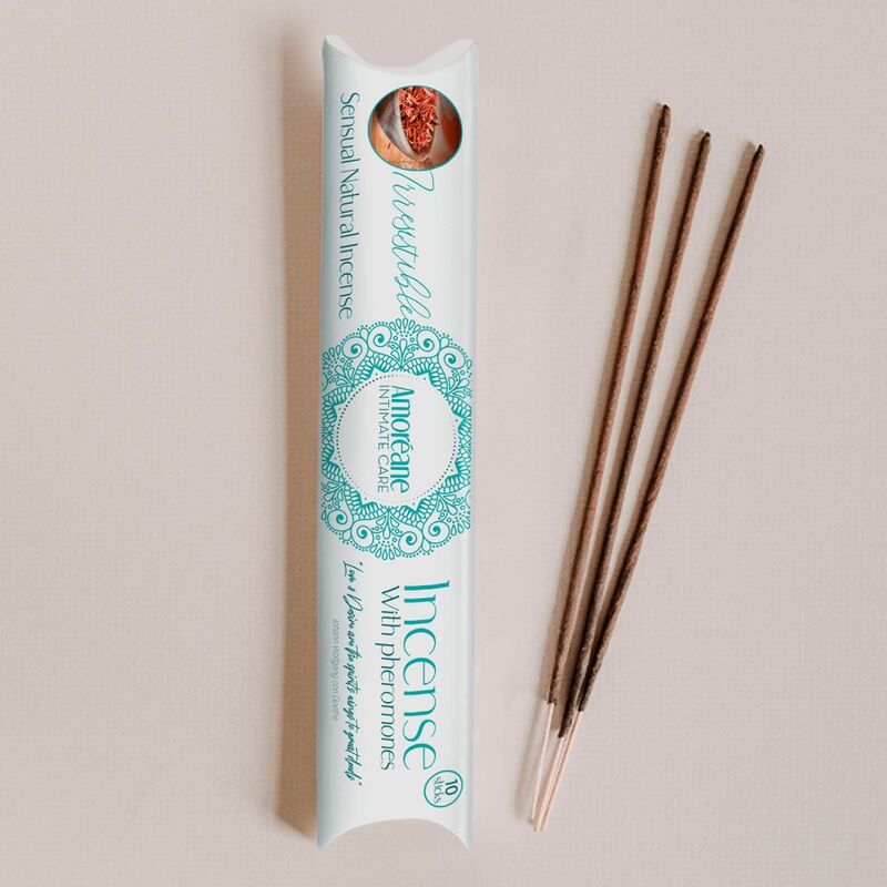 AMOREANE IRRESISTIBLE INCENSE WITH PHEROMONES WOODY AROMA