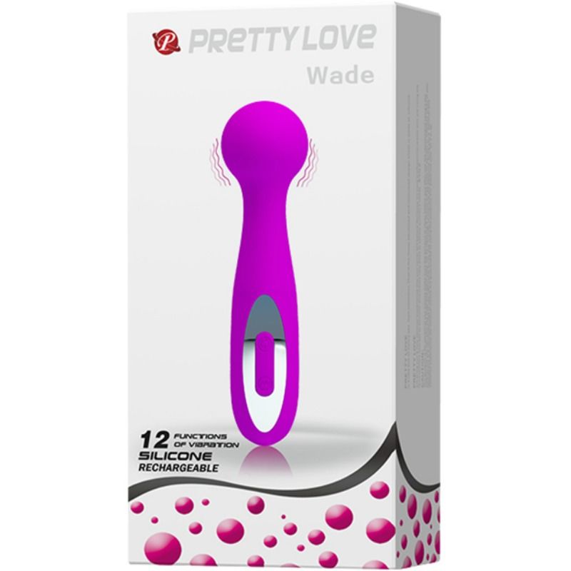 PRETTY LOVE WADE RECHARGEABLE MASSAGER 12 FUNCTIONS