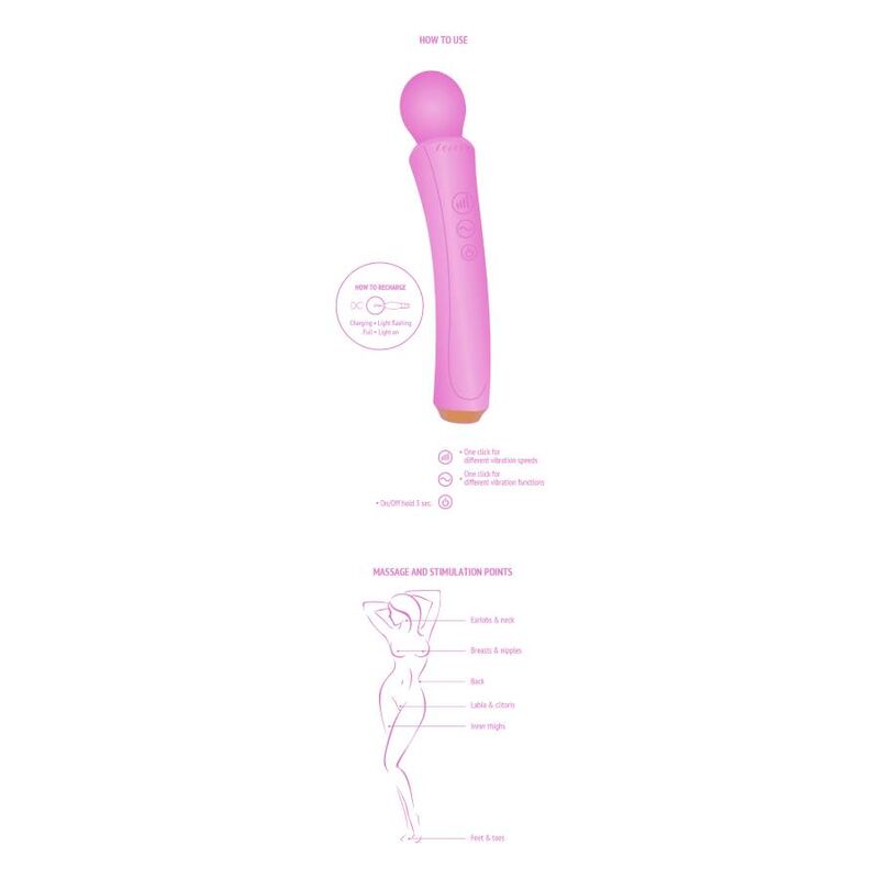 XOCOON THE CURVED WAND FUCHSIA