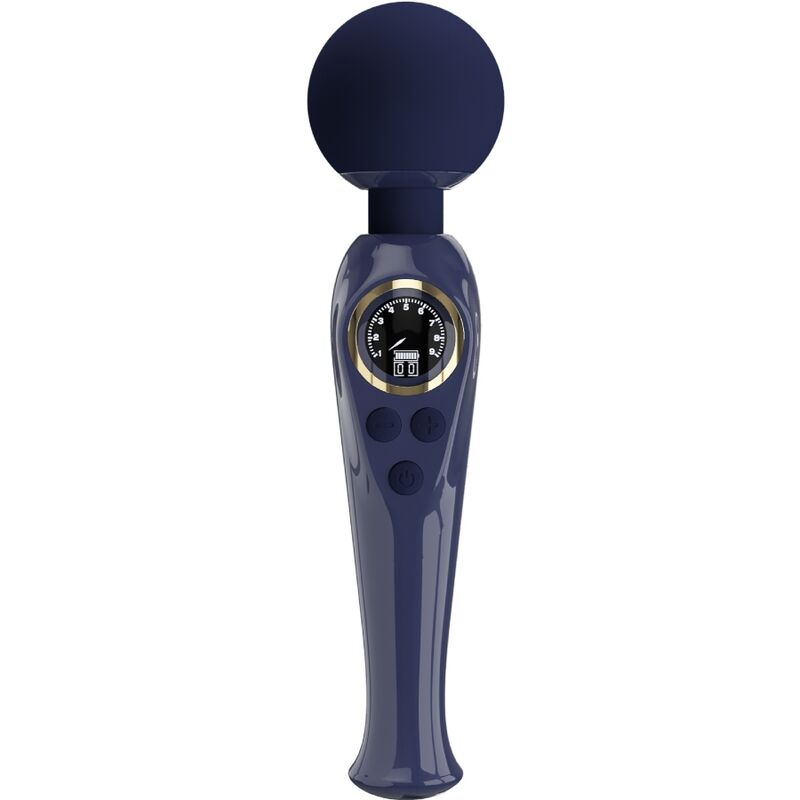 PRETTY LOVE SKYLER VIBRATOR WAND BLUE