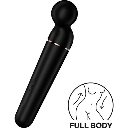 SATISFYER PLANET WAND ER VIBRATOR MASSAGER BLACK