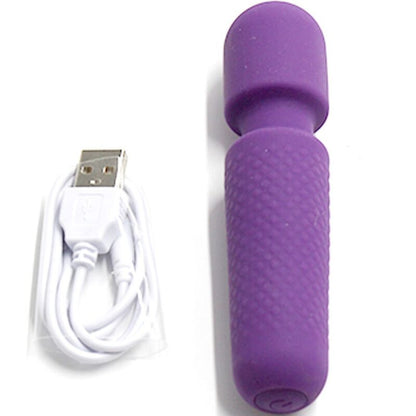 ARMONY YOUR MAGIC MASSAGER VIBRATOR RECHARGEABLE 10 VIBRATIONS WAND DOTS PURPLE