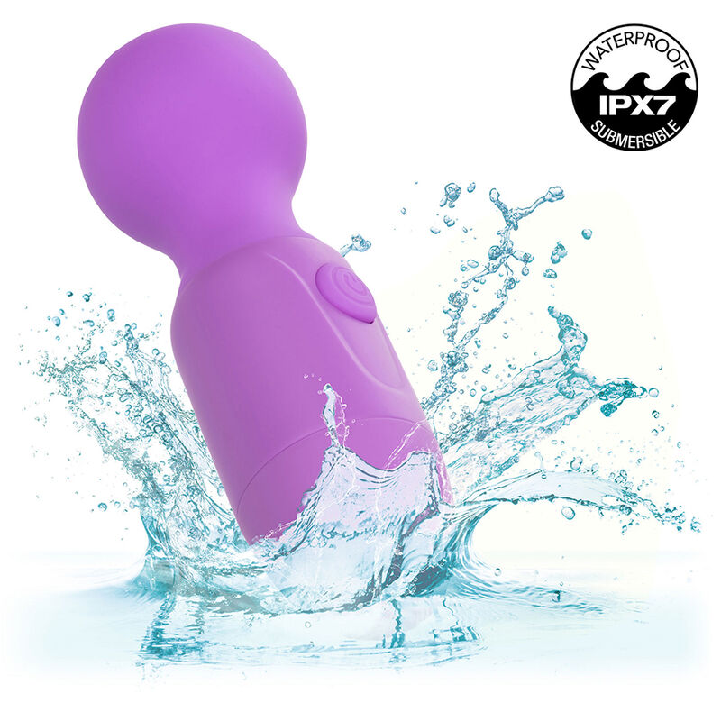 CALEXOTICS FIRST TIME RECHARGEABLE MASSAGER 10 VIBRATIONS PURPLE