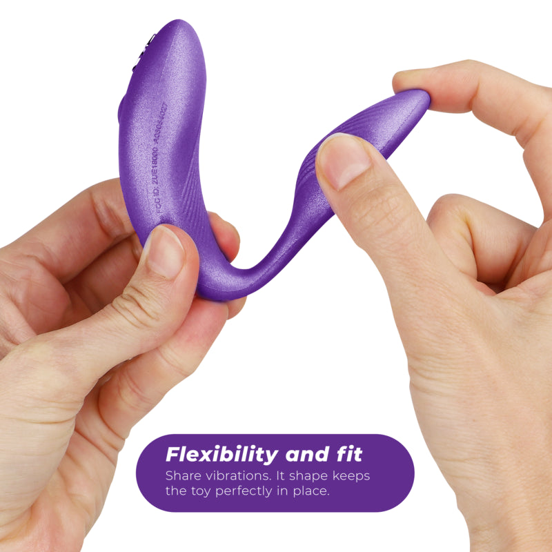 WE VIBE CHORUS VIBRATOR FOR COUPLES WITH LILAC SQUEEZE CONTROL