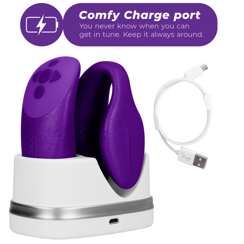 WE VIBE CHORUS VIBRATOR FOR COUPLES WITH LILAC SQUEEZE CONTROL