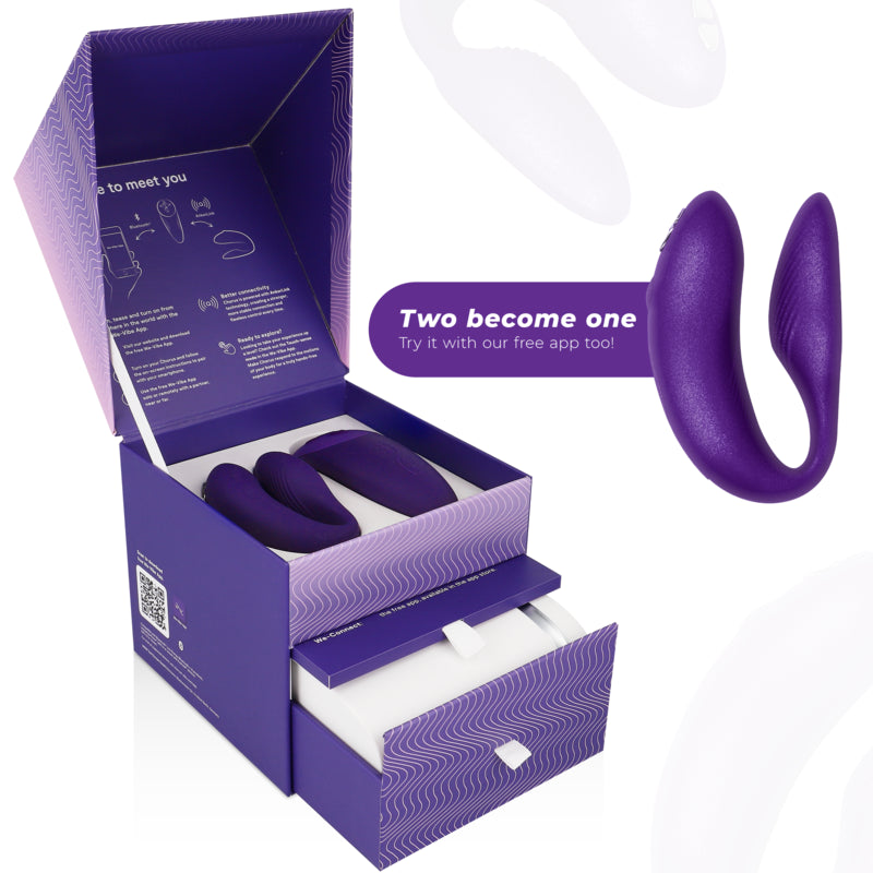 WE VIBE CHORUS VIBRATOR FOR COUPLES WITH LILAC SQUEEZE CONTROL