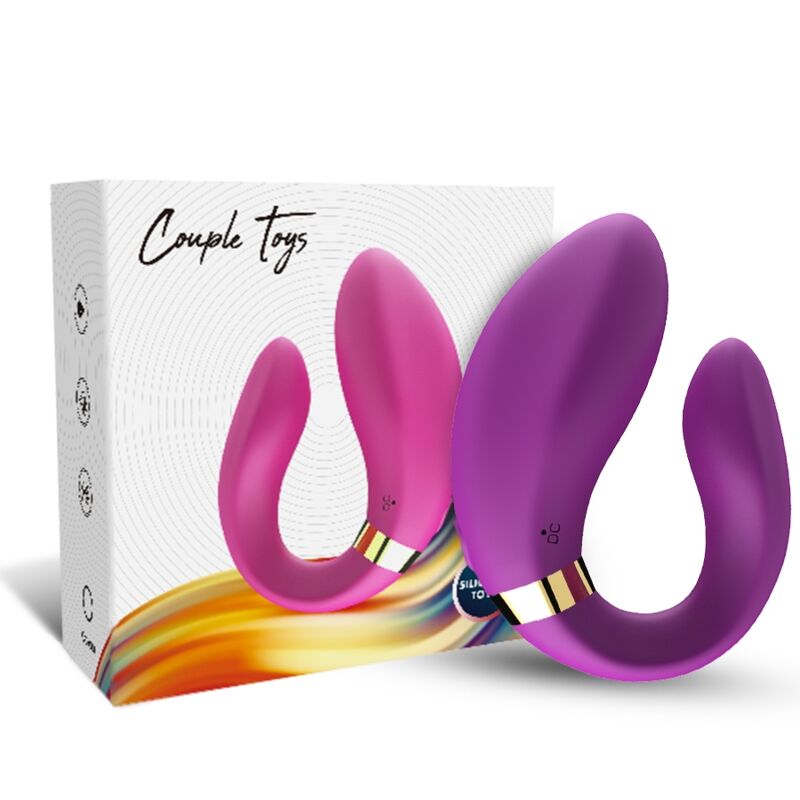 ARMONY CRESCENT VIBRATOR FOR COUPLES REMOTE CONTROL PURPLE