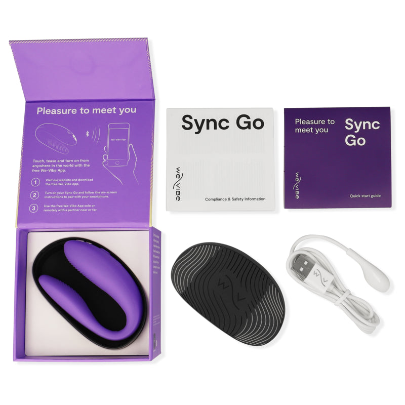 WE VIBE SYNC GO DUAL STIMULATOR VIOLET