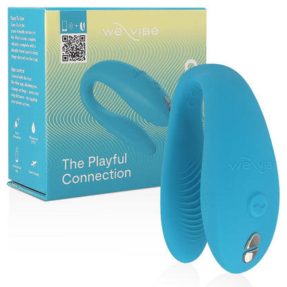 WE VIBE SYNC GO DUAL STIMULATOR TURQUOISE