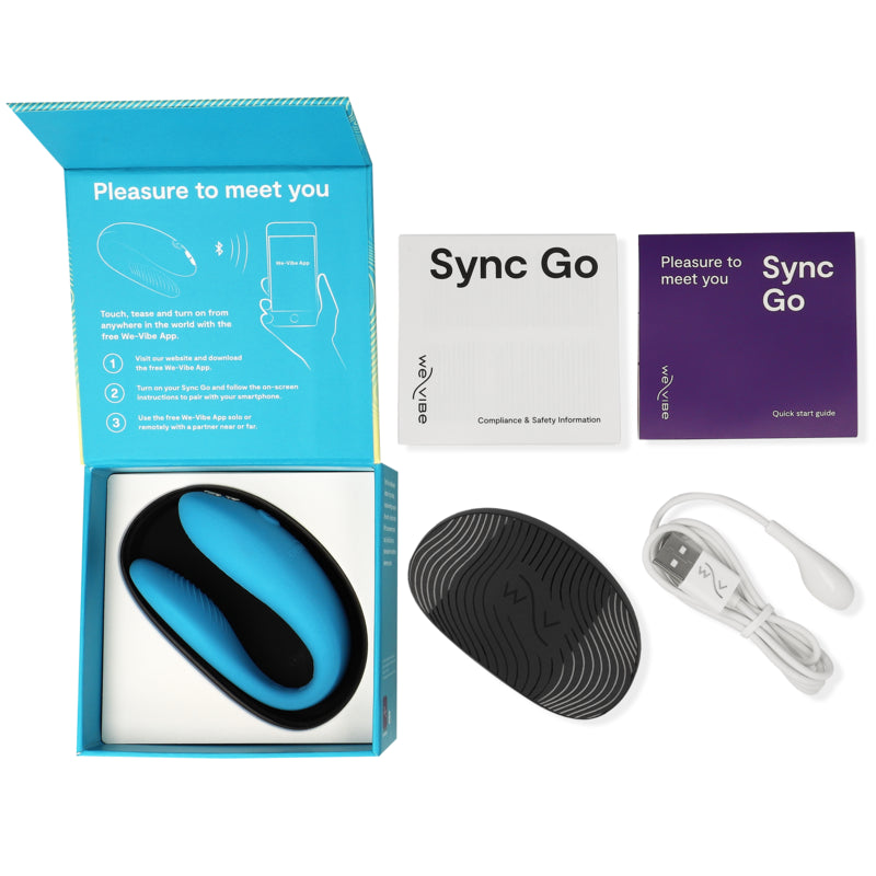 WE VIBE SYNC GO DUAL STIMULATOR TURQUOISE