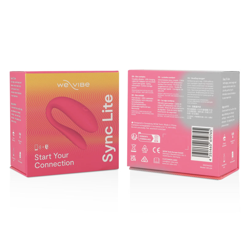 WE VIBE SYNC LITE CLITORIS STIMULATOR PINK