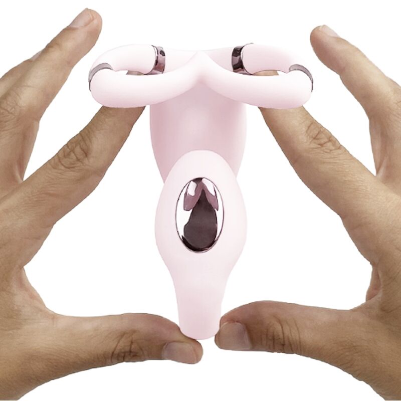 ADRIEN LASTIC VENUS DOUBLE CLITORIS G SPOT STIMULATOR FREE APP PINK