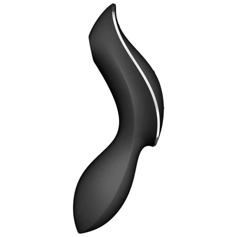 SATISFYER CURVY TRINITY 2 AIR PULSE VIBRATOR BLACK