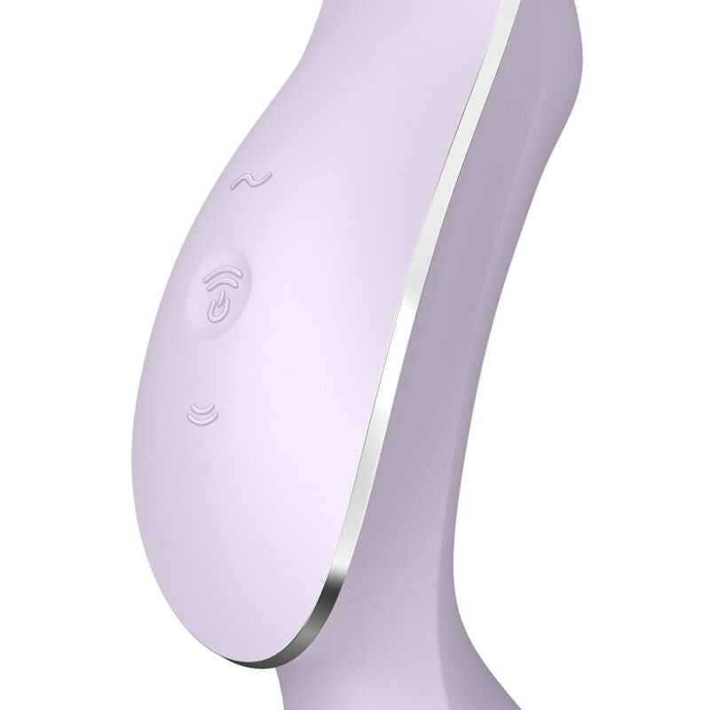 SATISFYER CURVY TRINITY 2 AIR PULSE VIBRATOR PURPLE