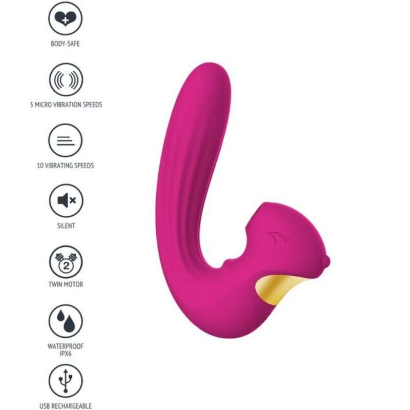 XOCOON CELESTIAL LOVE VIBE STIMULATOR FUCHSIA