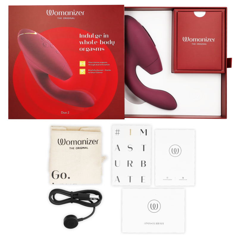 WOMANIZER DUO 2 STIMULATOR BORDEAUX