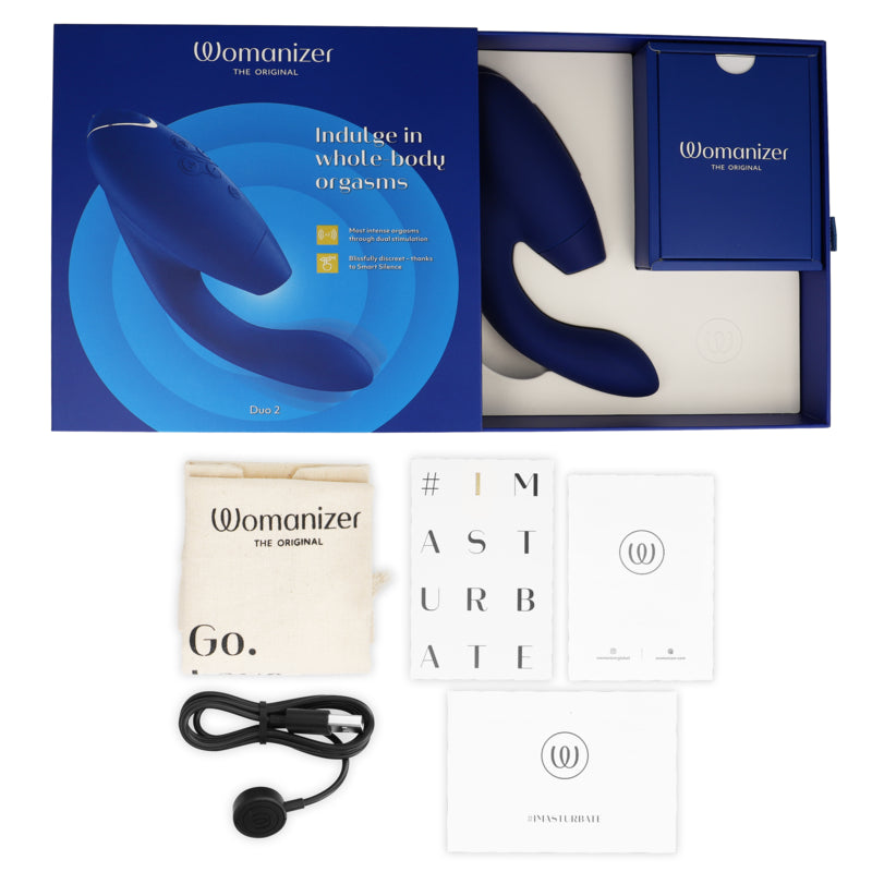 WOMANIZER DUO 2 STIMULATOR BLUE