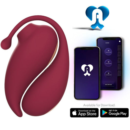 ADRIEN LASTIC INSPIRATION CLITORIS SUCKER VIBRATING EGG RED FREE APP