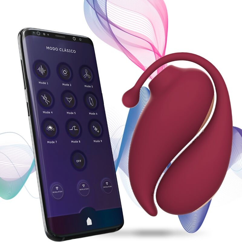 ADRIEN LASTIC INSPIRATION CLITORIS SUCKER VIBRATING EGG RED FREE APP