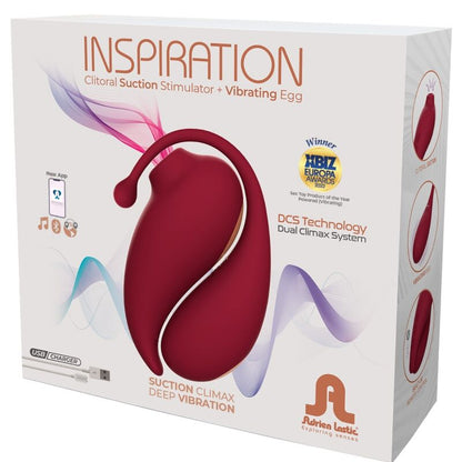 ADRIEN LASTIC INSPIRATION CLITORIS SUCKER VIBRATING EGG RED FREE APP