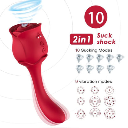 ARMONY ROSELOVER LICKING VIBRATING CLIT STIMULATOR RED