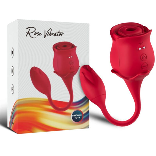 ARMONY ROSE LICKING VIBRATING DE CLIT VIBRATOR 10 MODES RED