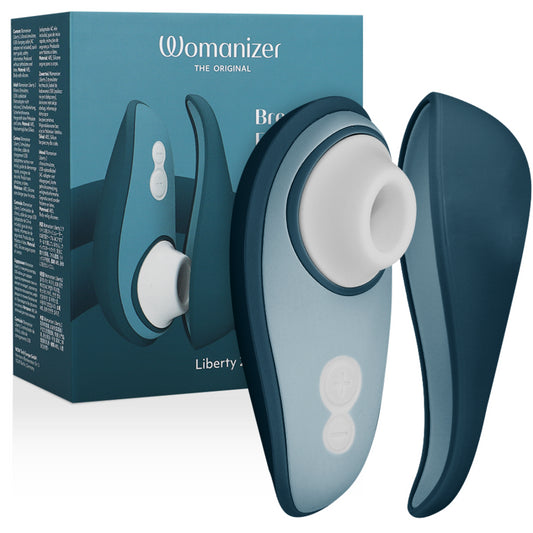 WOMANIZER LIBERTY 2 CLITORIS STIMULATOR SUCKER BLUE