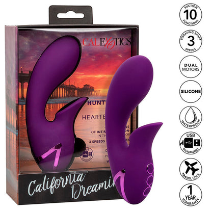 CALEXOTICS HUNTINGTON BEACH HEARTBREAKER STIMULATOR SUCKER PURPLE BY CALIFORNIA DREAMING