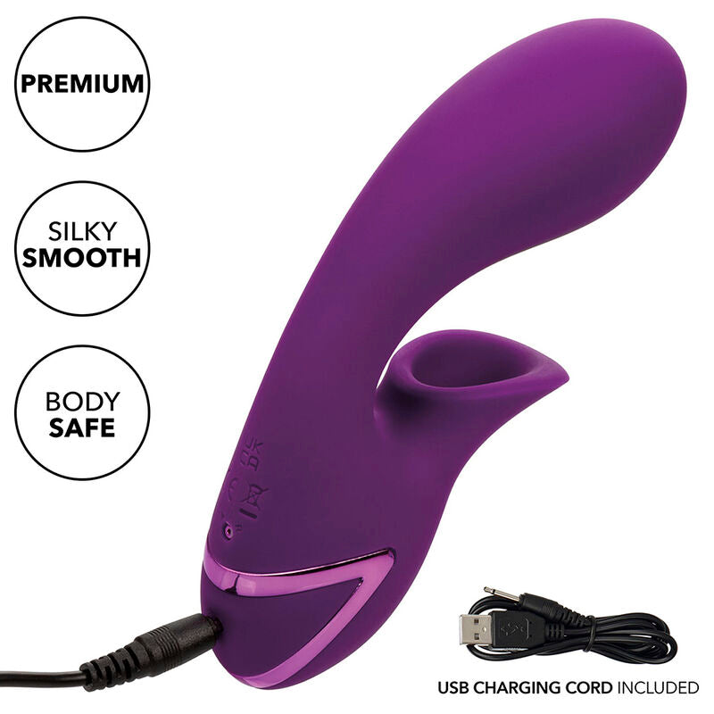 CALEXOTICS HUNTINGTON BEACH HEARTBREAKER STIMULATOR SUCKER PURPLE BY CALIFORNIA DREAMING