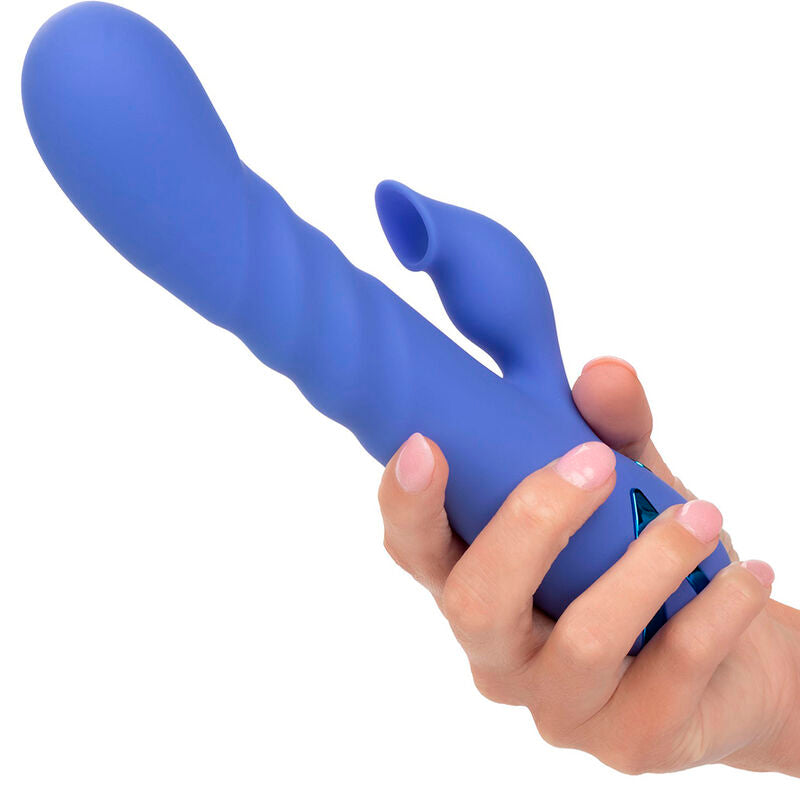 CALEXOTICS LA LOVE VIBRATOR SUCKER BLUE BY CALIFORNIA DREAMING