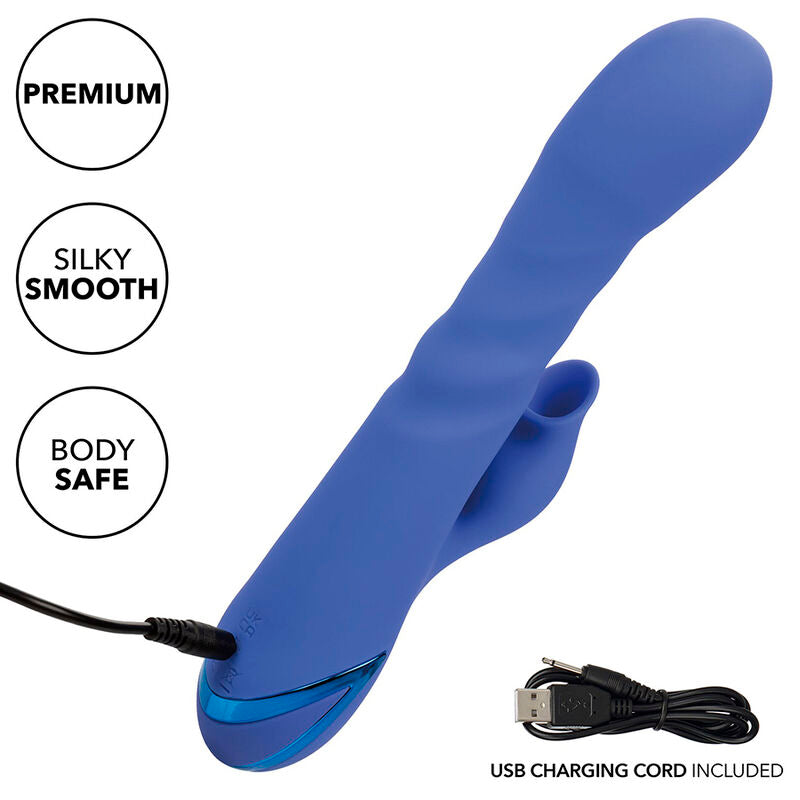 CALEXOTICS LA LOVE VIBRATOR SUCKER BLUE BY CALIFORNIA DREAMING