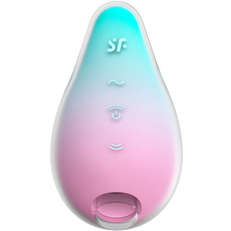 SATISFYER MERMAID VIBES STIMULATOR VIBRATOR MINT AND PINK