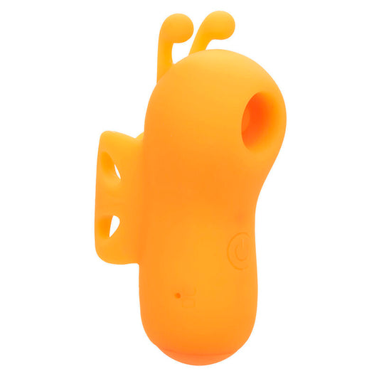 CALEXOTICS NEON VIBES THE BUZZING VIBE FINGER STIMULATOR 10 VIBRATIONS ORANGE