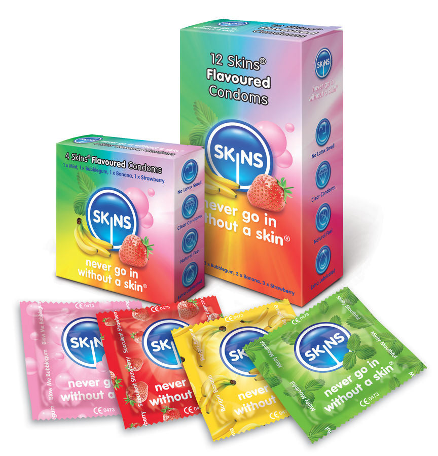 SKINS CONDOM FLAVOURS 12 PACK