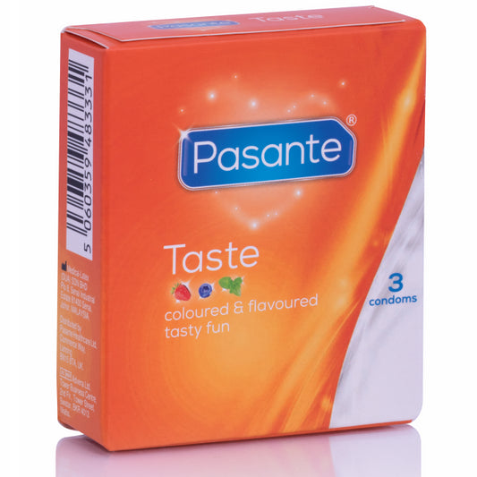 PASANTE CONDOMS FLAVORS 3 UNITS