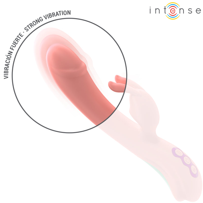 INTENSE RACHEL RABBIT VIBRATOR 5 VIBRATIONS PINK