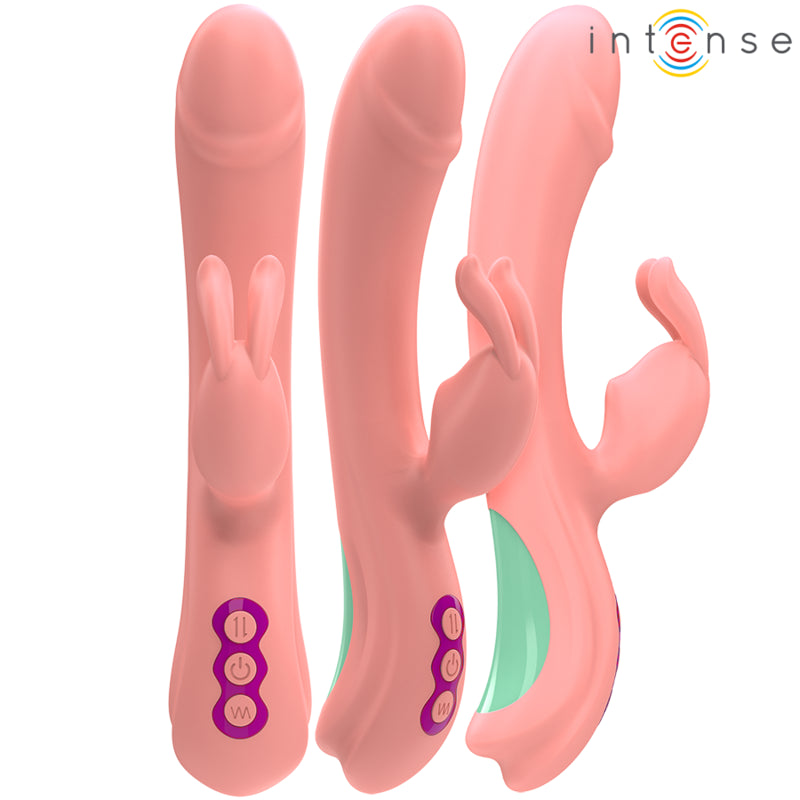 INTENSE RACHEL RABBIT VIBRATOR 5 VIBRATIONS PINK